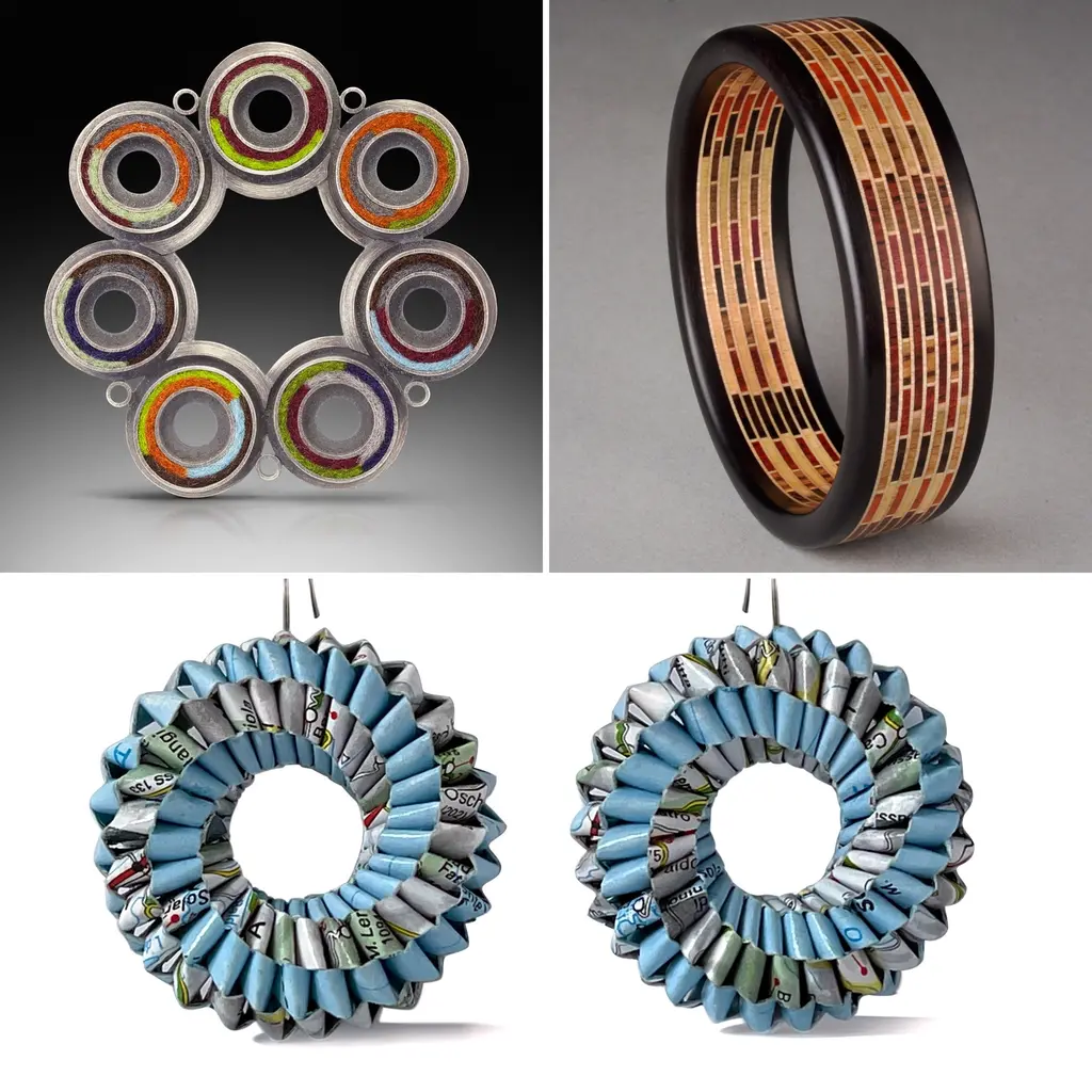 Jewelry by Michele Friedman, Martha Collins, and Francesca Vitalli