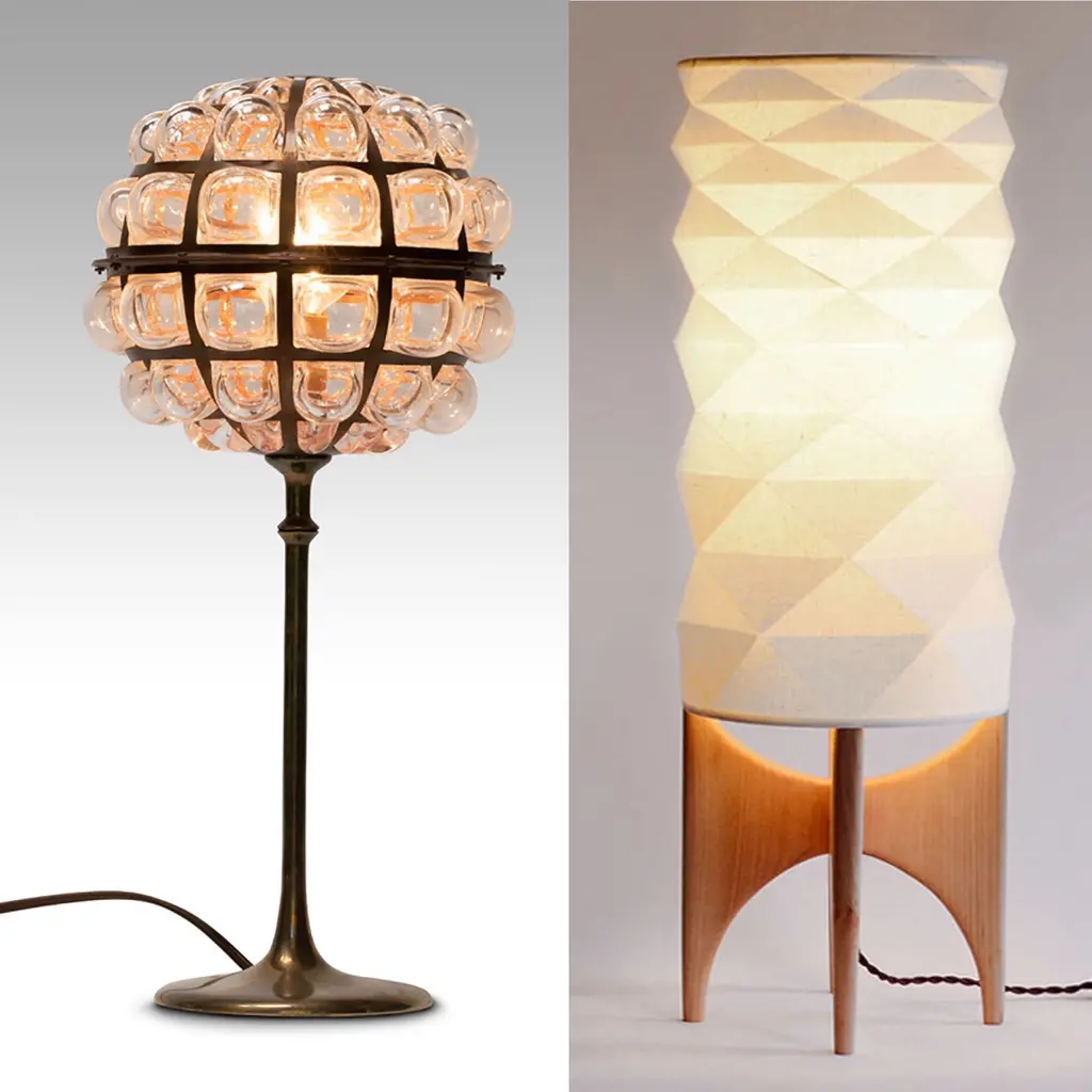 Lamps by Evan Chambers and Jorgelina Lopez