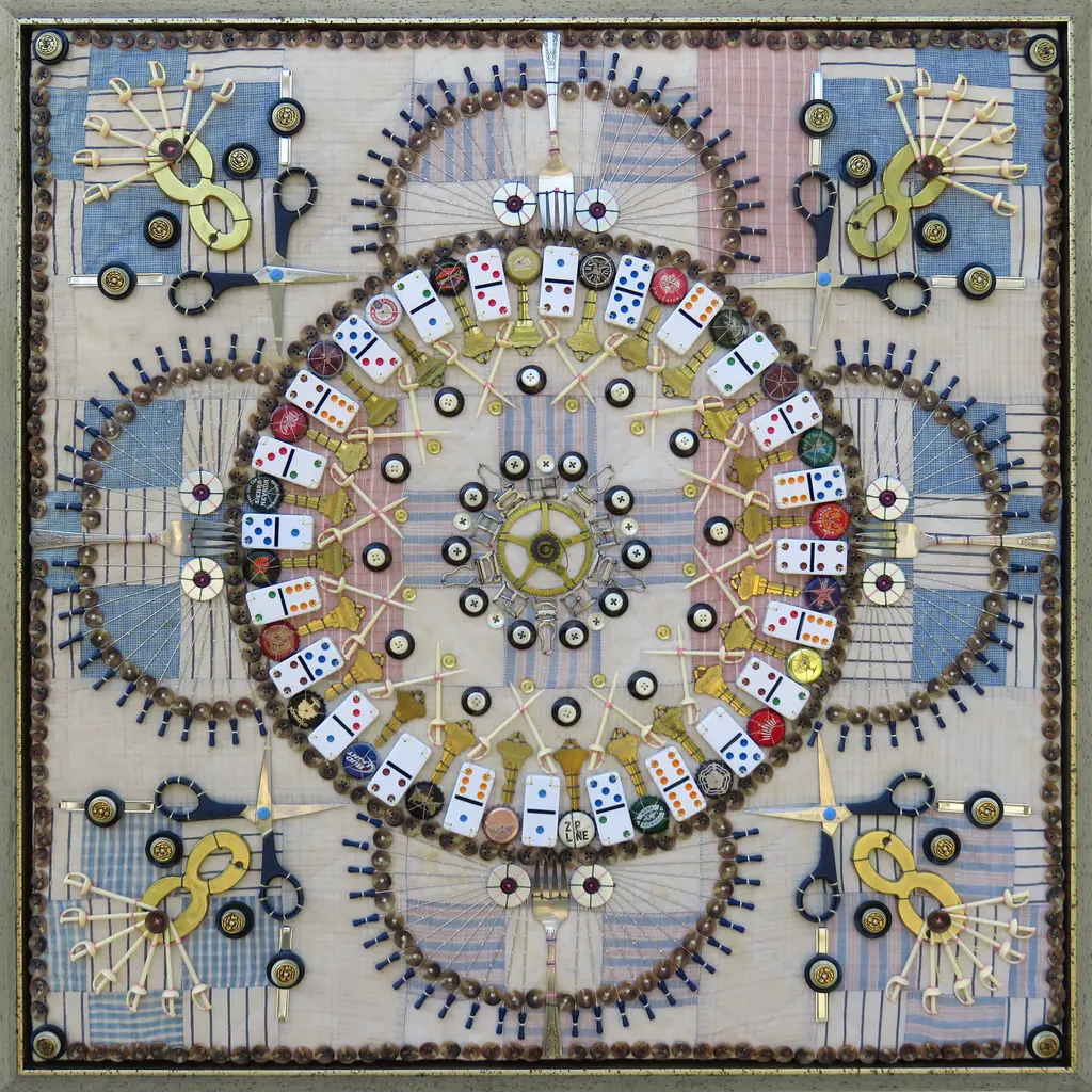 Art quilt by Susan Lenz