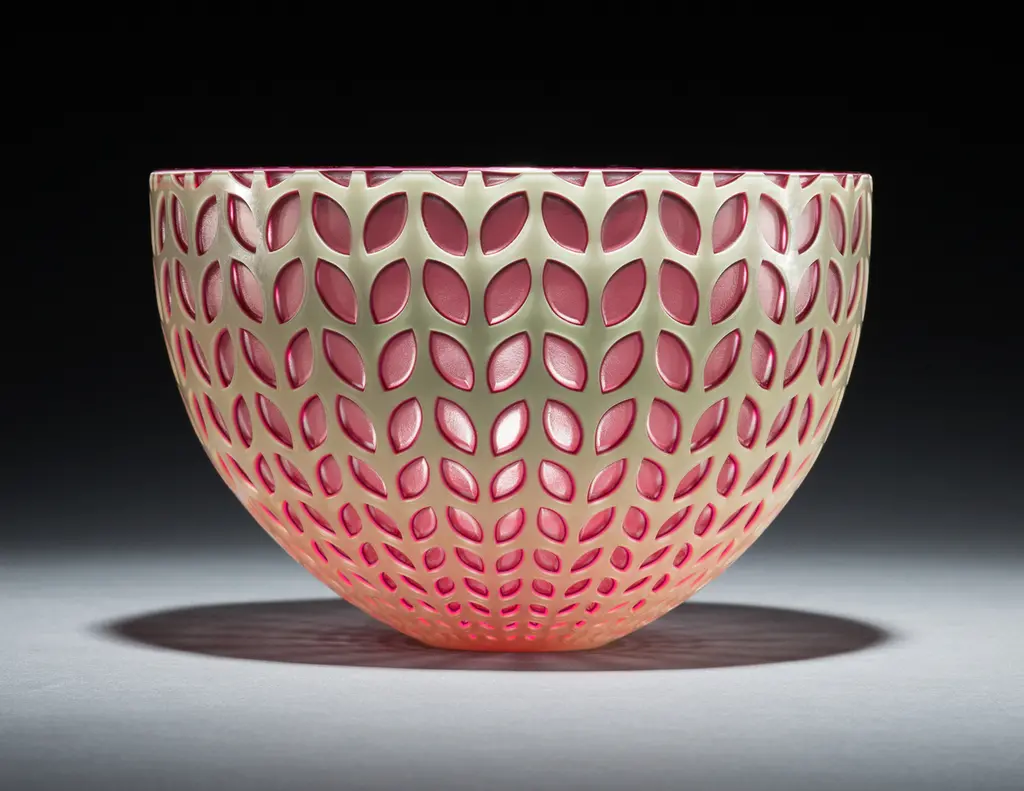 Glass bowl by Carrie Gustafson
