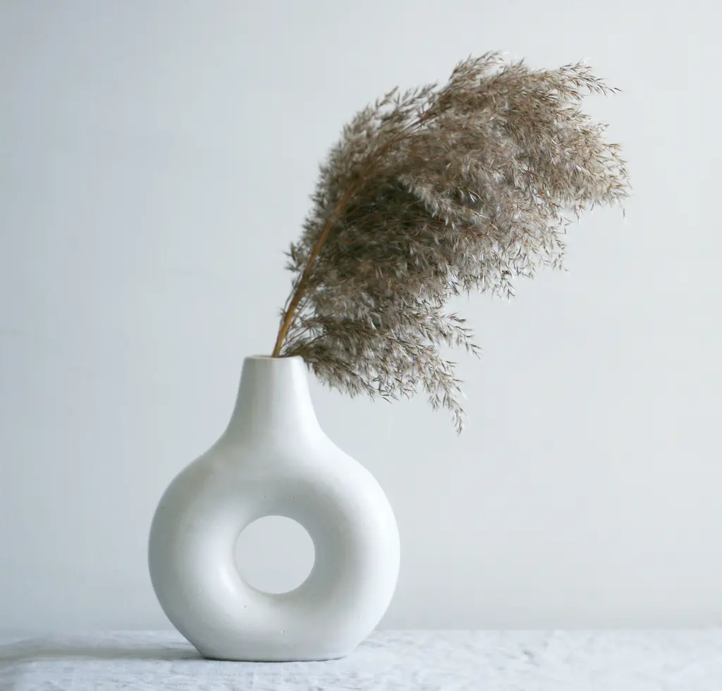 Donut vase by 2021 Emerging Artist Megan Sward
