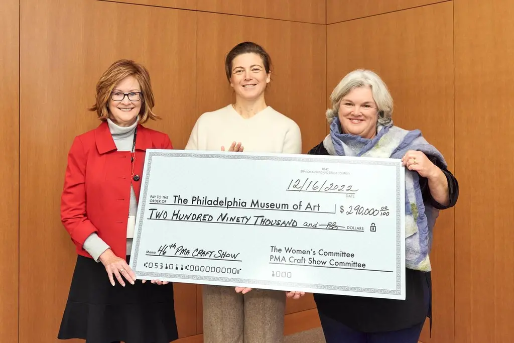 Check presentation at the Philadelphia Museum of Art