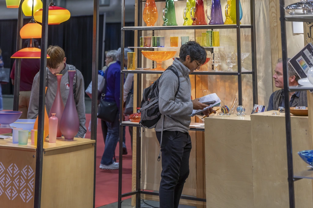 Nick Kekic, Glass, 2025 Craft Show Booth 