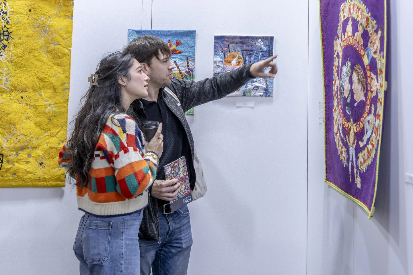 Studio Art Quilt Associates (SAQA) Booth