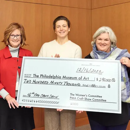 Check presentation at the Philadelphia Museum of Art