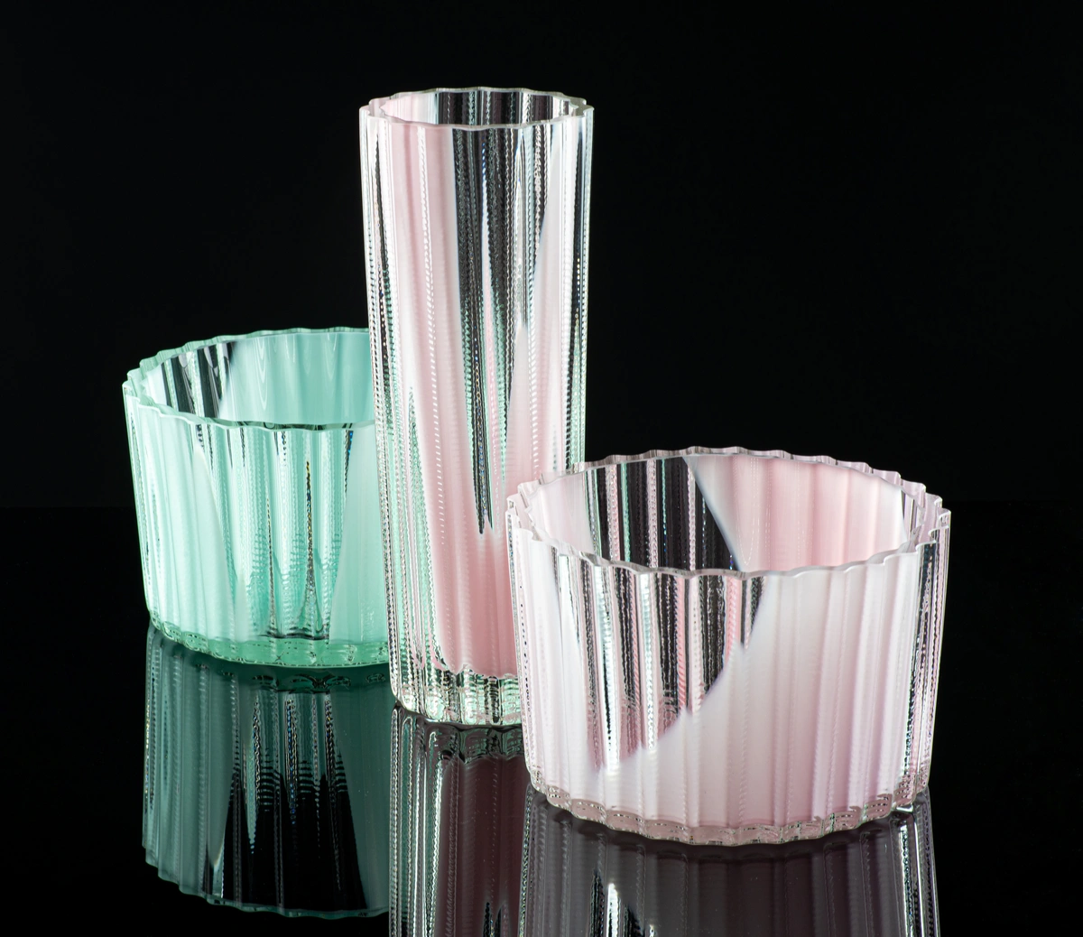 1356N9パ 未使用 CARORE GLASS カローレ カラーグラスセット Matt Kolbrener | The Philadelphia Museum of Art Craft show
